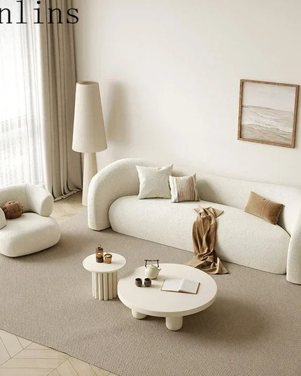 nordic living room Sofas minimalist lazy luxury europe Sofas family white salas y sofas muebles elegantes modernos Furniture