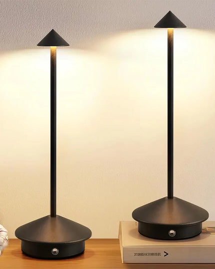 Cordless Table Lamps Rechargeable LED Desk Lamp Outdoor Waterproof Portable Touch Dimmable NightLight for Restaurant DiningHome