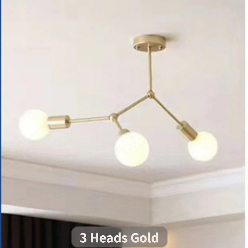 Modern Loft LED Chandelier Light Tree Branch Chandelier Lamp Decorative Chandelies Ceiling Hanglight for Kitchen Living Room