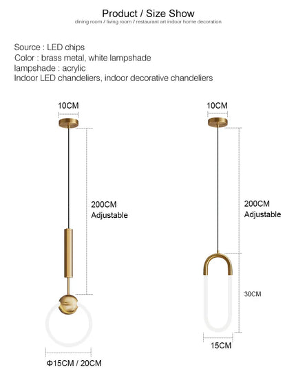 Modern Led Chandeliers Lighting Decoration Bedroom Dining Table Pendant Lights Living Room Kitchen Hanging Lamp Luxury Lustres