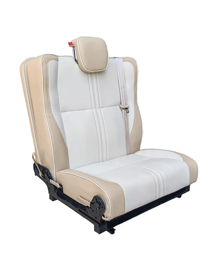 3-Person Trifold Folding Seat Beds PU Leather Modified Car Seats for Van Seats Benches Accessoires
