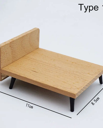 1:12 Scale Sofa Bed Wardrobe TV Cabinet Micro  Scene Model Dollhouse Miniature Furniture Playing House Landscape Dolls Accessory