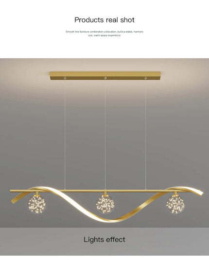 Modern LED Chandelier for Living Room Dining Room Glass Ball Kitchen Lamp Home Decor Lighting Novelty Nordic LED Hanging Lights