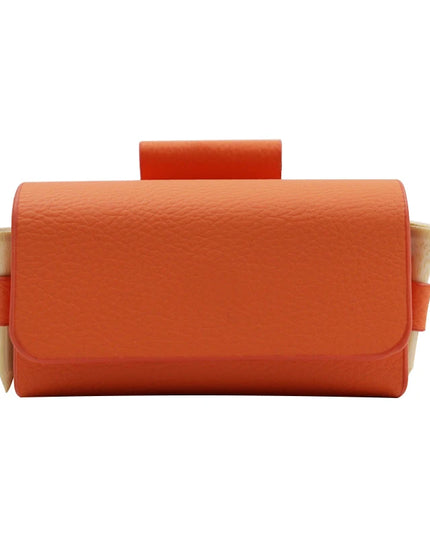 Golf Pouch Bags Travel Case Golf Ball Bag Portable Waist Storage Bag PU Leather For 2Pcs Golf Balls Holds  And 4 Golf Tees Bag