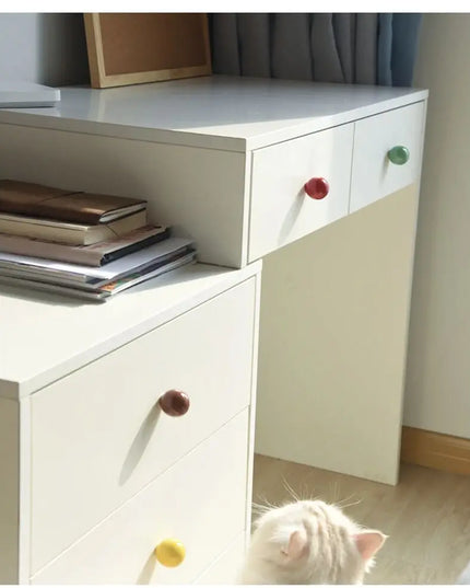 Handles Drawer Cabinet Furniture Kitchen Handles for Cabinet Knob Door Drawer Knob Colour Ceramics Rotundity Single Hole