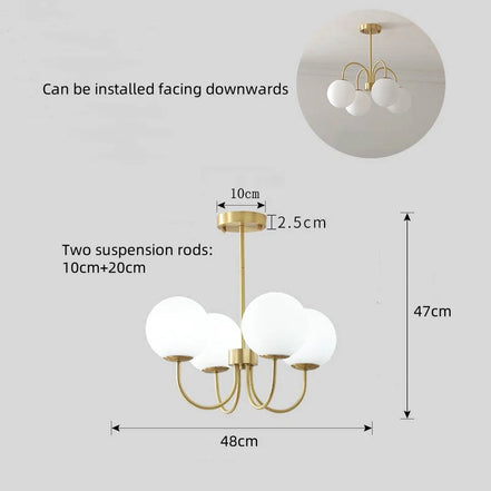 Modern E27 LED Chandelier Light  For Living Room Bedroom Dining Table Kitchen Study Ceiling Pendant Lamps Lustre Home Decoration