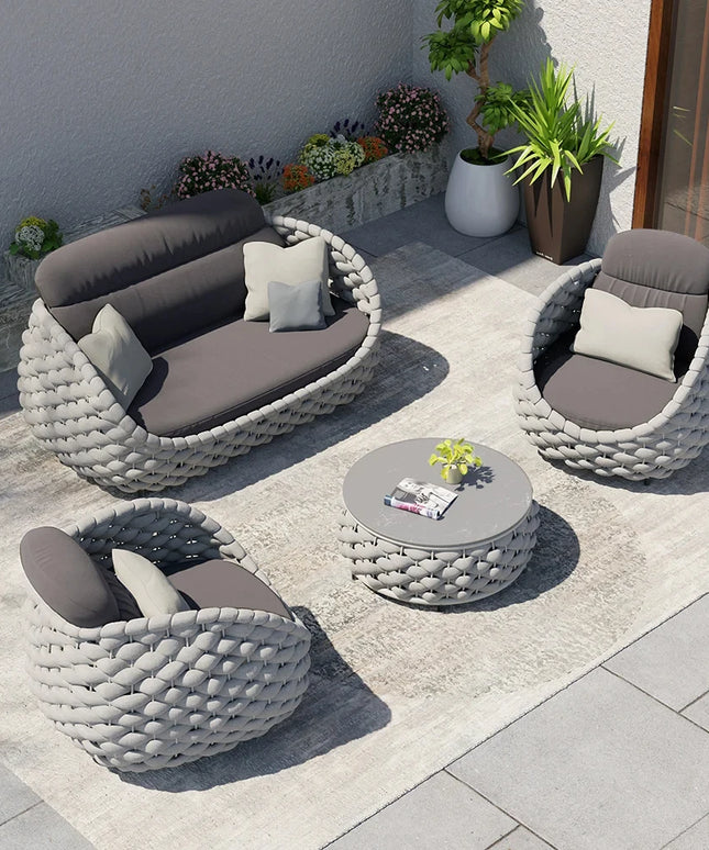 Outdoor Furniture Terrassenmobel Set Sof Exterior Jardn Salon De Jardin Exterieur Patio Furniture Set Garden Sofas