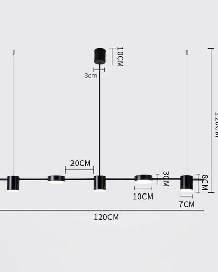Modern LED Ceiling Chandelier Indoor Lighting Dining Table Chandelier Pendant Hanging Light Living Room Decoration Kitchen Lamp