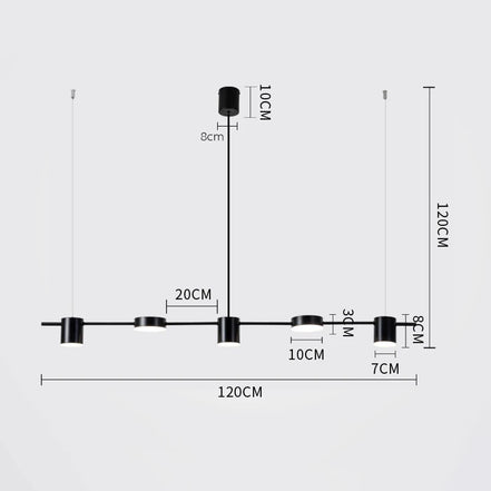 Modern LED Ceiling Chandelier Indoor Lighting Dining Table Chandelier Pendant Hanging Light Living Room Decoration Kitchen Lamp