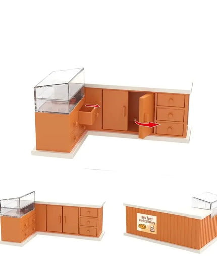 1:12 Dollhouse Miniature Furniture Accessories Sofa Floor Lamp Shelf Kettle Doll House Bedroom Kitchen Furniture Model