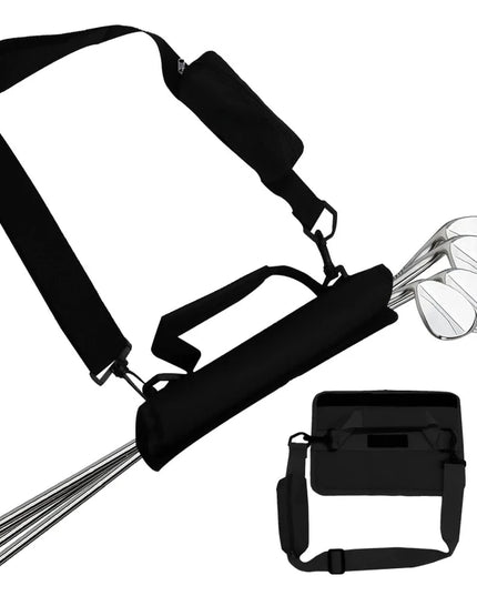Foldable Golf Clubs Bag Beginner Practice Golf Gun Bag Oxford Cloth Portable Club Storage Bags Professional Sports Accessories