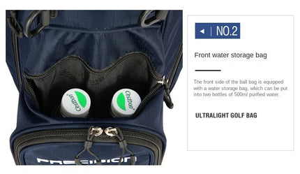 PGM Golf Bags Men Women Lightweight Multifunctional Stand Bag Can Hold a Full Set of Clubs QB074