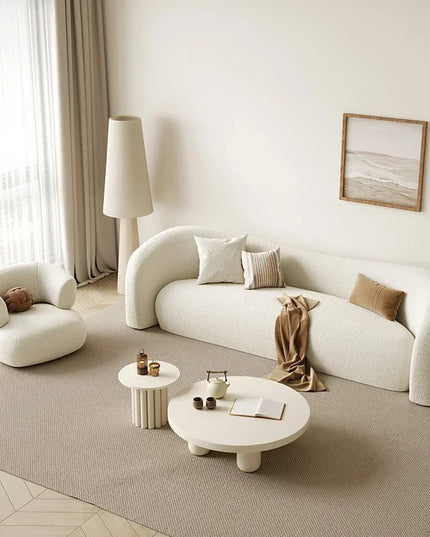 nordic living room Sofas minimalist lazy luxury europe Sofas family white salas y sofas muebles elegantes modernos Furniture