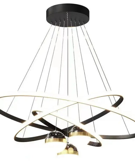 Modern led dining room chandeliers simple ring chandelier living bedroom Lights home indoor lighting decorative Pendant Lamps