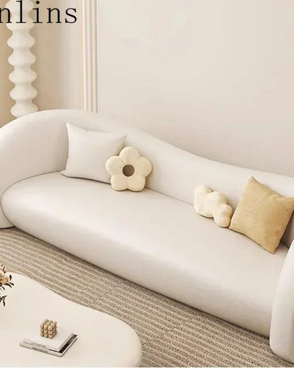 nordic living room Sofas minimalist lazy luxury europe Sofas family white salas y sofas muebles elegantes modernos Furniture
