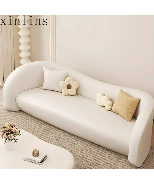 nordic living room Sofas minimalist lazy luxury europe Sofas family white salas y sofas muebles elegantes modernos Furniture