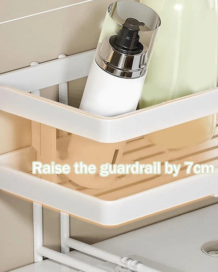 Space Saver Over Toilet Shelf, No Drill Bathroom Organizer for Towels & Toiletries,Maximizes Vertical Storage in Small Bathrooms