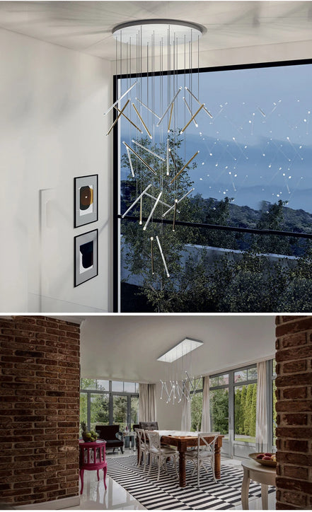 Modern Home Decoration Led Ceiling Chandelier Kitchen Stairs Lighting Lamp Living Room Decor Designer Chandeliers Dining Loft