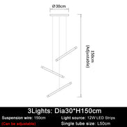 Modern Home Decoration Led Ceiling Chandelier Kitchen Stairs Lighting Lamp Living Room Decor Designer Chandeliers Dining Loft