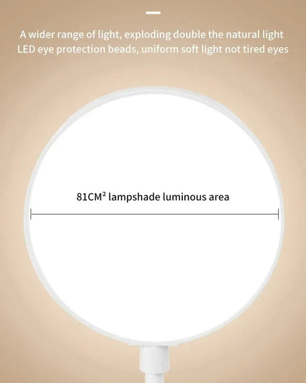 Portable USB Table Lamp Rechargeable Desk Lamp with Clip Bed Reading Night Light LED Touch 3 Modes Dimming Eye Protection Light