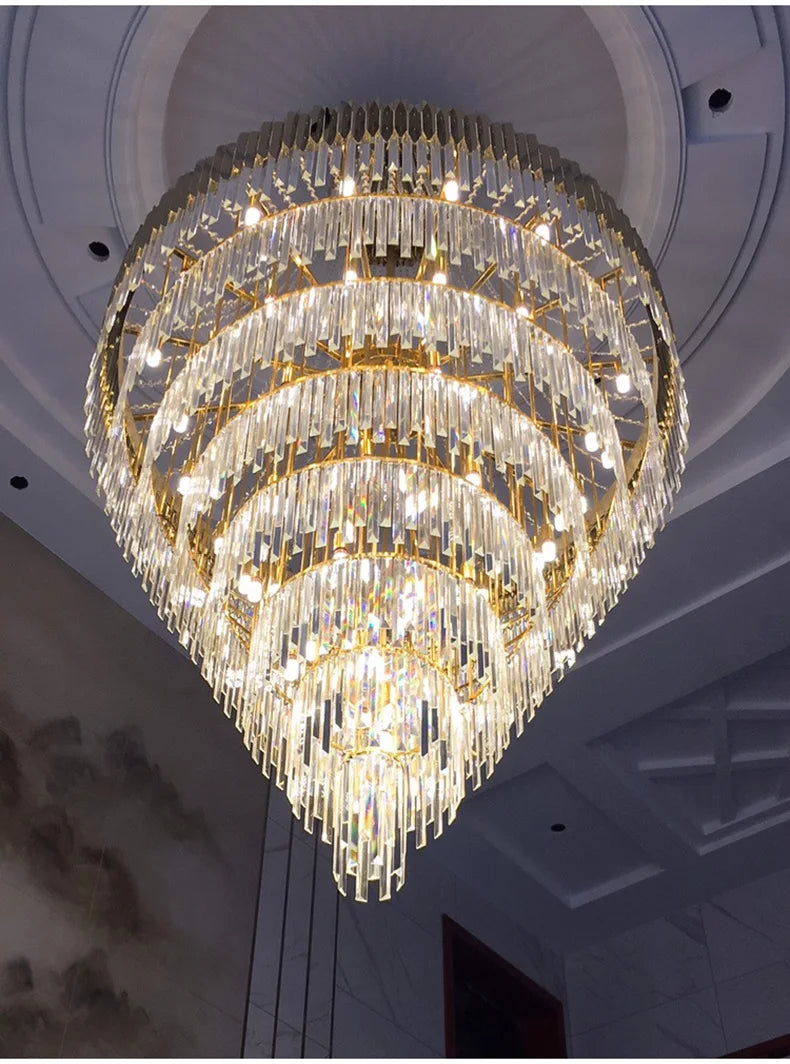 Modern Chandeliers for Living Room Chandelier Luxury Crystal Chandelier Ceiling Lights Lustre Salon Loft Pendant Lighting Lamps
