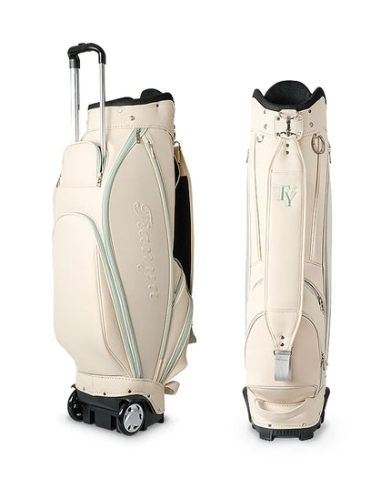 TTYGJ Golf Bag Lightweight Waterproof Stand Package with Wheel Men Women High Capacity Golf Cart Club Standard Bags