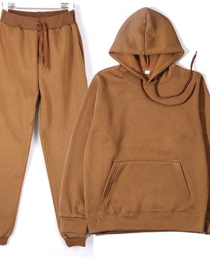 Men's Sports Suits Fashion Tracksuit Women Hoodies + Pants Two Pieces Sets Running Casual Sweatshirts Sweatpants Men's Clothing
