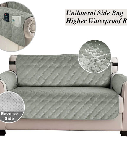 Sofa Covers Waterproof Sofa Slipcovers 1/2/3/4 Seater Non Slip Cover for Kids Pets Washable Sofa Protector with Elastic Strap