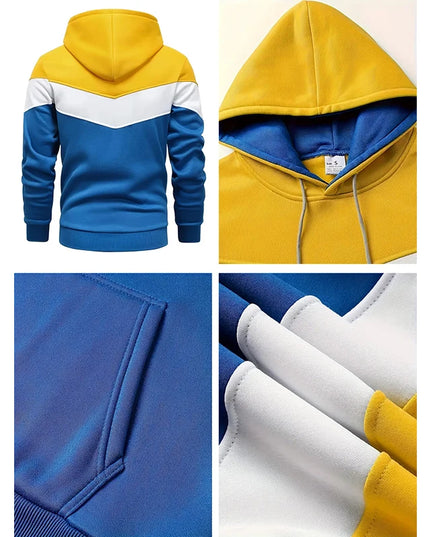 Men's Clothing Casual Sweatshirt Suit Sweatshirts for Men Daily Tricolor Hoodies Hot High Quality 2024 Sports Tracksuit Jogging