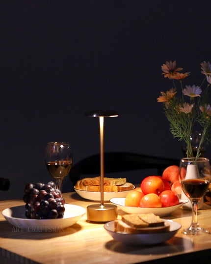 Rechargeable table lamp with warm atmosphere Bar Cafe Restaurant Modern simple decoration LED night light