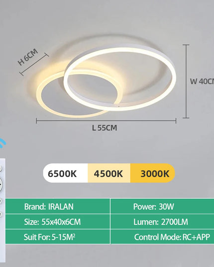 Modern LED Ceiling Chandelier Lighting For Home Living Study Room Bedroom Dimmable Ceiling lamp Indoor Lighting decoration Lamps