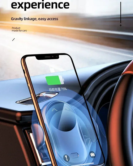 VIKEFON 30W Car Wireless Charger Car Phone Holder for iPhone 12 Pro Max 11 Pro X MAX 8 7 Plus Intelligent Infrared Phone Holder