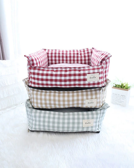 Bed For Dog Cats Puppy House Kennel For Indoor Dogs Small Medium Cat Pet Sofa Sleeping Bed Furniture Pet Supplies Accessories
