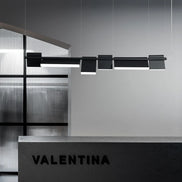 Modern danish Chandelier Design Rotatable Black Led minimalist light Dining Room Decor Led Lamp Bar Loft coffee tables lights