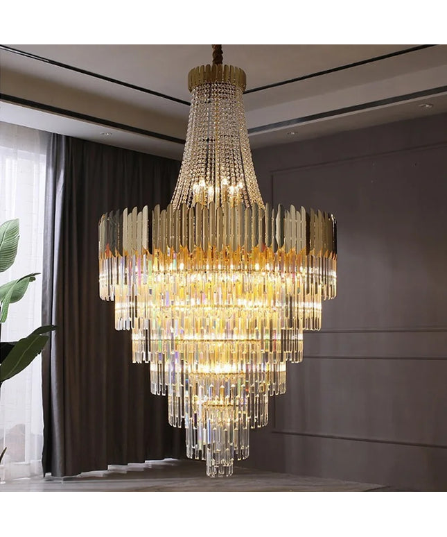 Modern Chandeliers for Living Room Chandelier Luxury Crystal Chandelier Ceiling Lights Lustre Salon Loft Pendant Lighting Lamps