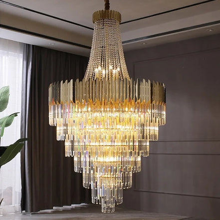 Modern Chandeliers for Living Room Chandelier Luxury Crystal Chandelier Ceiling Lights Lustre Salon Loft Pendant Lighting Lamps