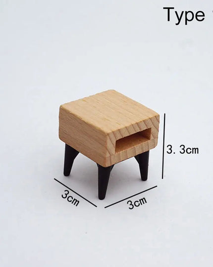 1:12 Scale Sofa Bed Wardrobe TV Cabinet Micro  Scene Model Dollhouse Miniature Furniture Playing House Landscape Dolls Accessory