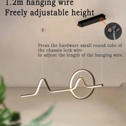 Modern LED Ceiling Chandelier Dining Table Indoor Lighting Chandeliers Kitchen Pendant Light Living Room Decoration Hanging Lamp