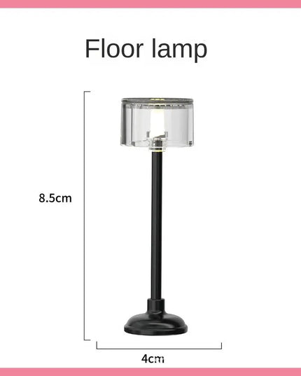 1:12 Dollhouse Miniature Furniture Accessories Sofa Floor Lamp Shelf Kettle Doll House Bedroom Kitchen Furniture Model