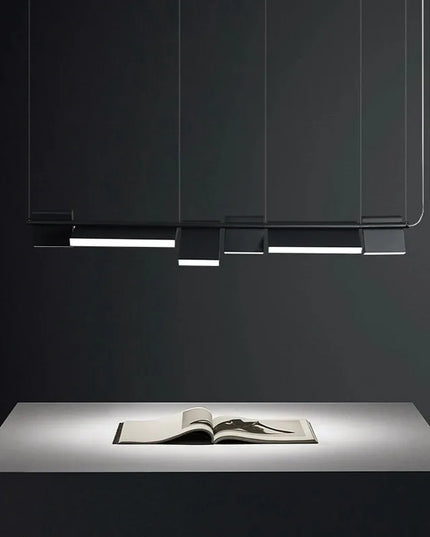 Modern danish Chandelier Design Rotatable Black Led minimalist light Dining Room Decor Led Lamp Bar Loft coffee tables lights