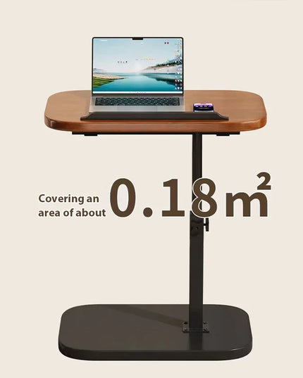 Multifunctional Lift Workstation For Small Space Computer Desk Foldable Bedside Table Adjustable Laptop Home Office Tea Table