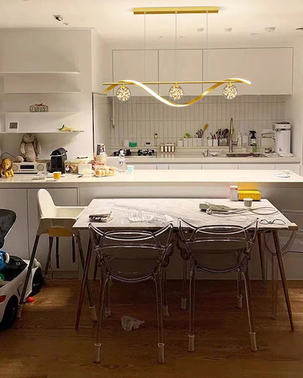 New Modern Led Chandelier For Living Room Dining Room Kitchen Ceiling Pendant Lights Nordic Minimalist Dining Tables Lamps