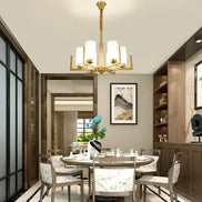 Modern Modern Led Chandelier Nordic Living Room Lamp Retro Simple Dining Room Decoration Iron Art LED Hanging Lamps Pendant Ligh