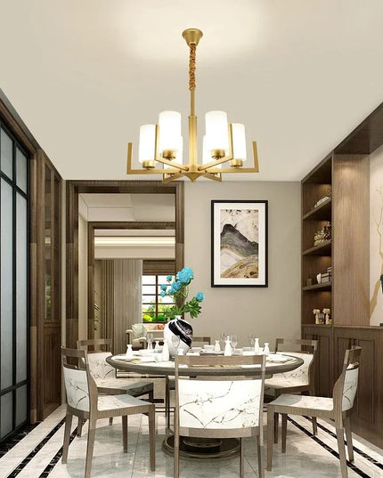Modern Modern Led Chandelier Nordic Living Room Lamp Retro Simple Dining Room Decoration Iron Art LED Hanging Lamps Pendant Ligh