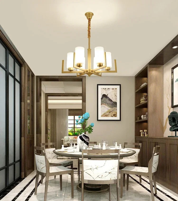 Modern Modern Led Chandelier Nordic Living Room Lamp Retro Simple Dining Room Decoration Iron Art LED Hanging Lamps Pendant Ligh