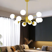 Modern Glass led Chandelier Lighting Ceiling Chandeliers Light For Dining Living Room Bedroom Kitchen Indoor Lustre Fixture Lamp