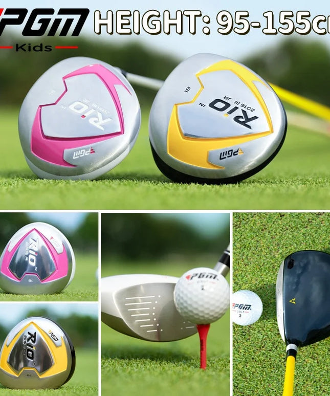 PGM Children's Golf Clubs - Large Volume 1 Wood for Kids, Boys, Beginners, Girls, Teenagers, Graphite Shafts JRMG017