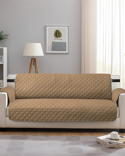 Sofa Covers Waterproof Sofa Slipcovers 1/2/3/4 Seater Non Slip Cover for Kids Pets Washable Sofa Protector with Elastic Strap