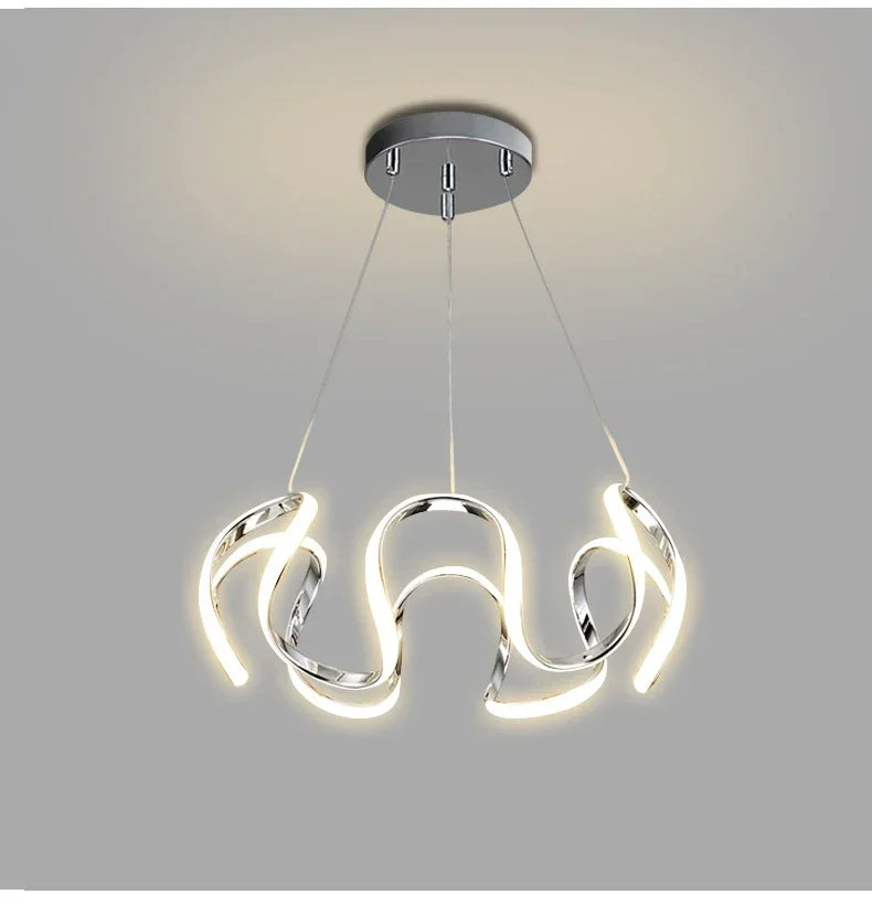 Modern Stylish Lustre LED Chandelier Art Design Pendant Light Living Kitchen Ceiling Lamps Home Room Decoration Lighting Fixture