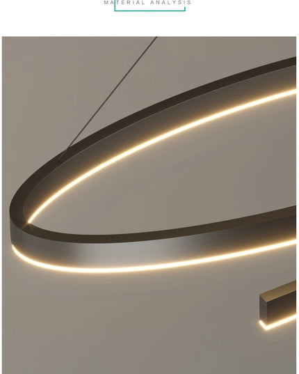 Modern LED spiral chandelier is suitable for living room dining room bedroom study villa home decoration lighting room decoratio